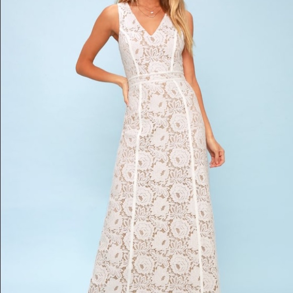 White Lace Dress